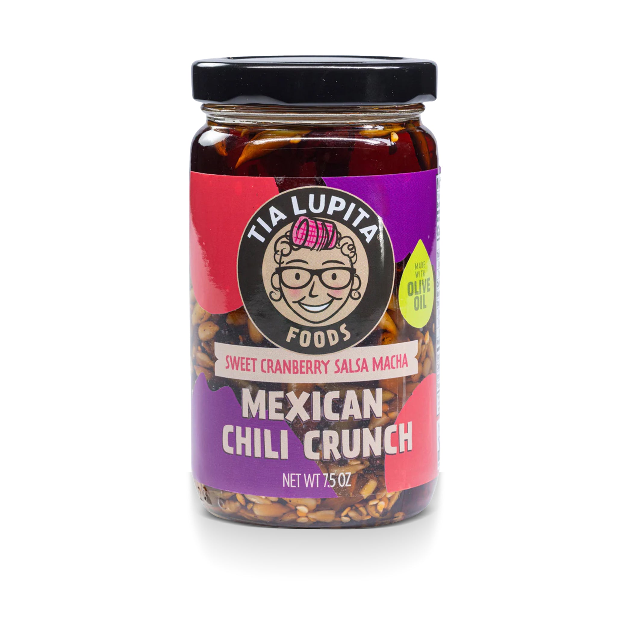 Tia Lupita Foods - Salsa Macha - Cranberry y Chile Morita